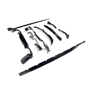 Kit de Carrocería Exterior Estilo MP en Negro Brillante ABS, Alerón Delantero, Faldones Laterales, Difusor Trasero para <span class=keywords><strong>BMW</strong></span> Serie <span class=keywords><strong>2</strong></span> <span class=keywords><strong>Gran</strong></span> Coupé F44 2019 2021 - Product Image 2