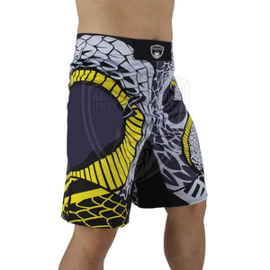 Pantalones cortos MMA cómodos con tela suave y ventilación adicional Pantalones cortos MMA elegantes con diseño impreso - Product Image 5