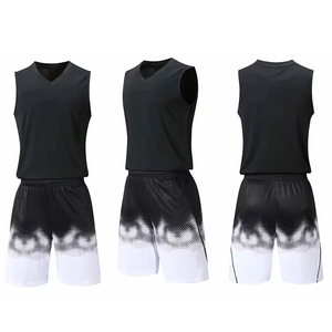 Ensemble de maillot et short de basketball personnalisé, respirant, à séchage rapide, anti-bactérien, imprimé par sublimation, uniforme sportif personnalisé pour - Product Image 6