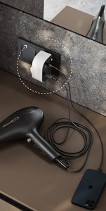 Adaptador giratorio con 2 enchufes, Plug III, 16A 250V (Simon CL610308) - Product Image 5