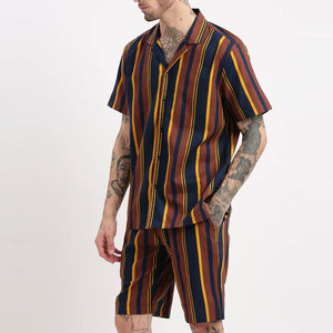 2025 été respirant hommes T-Shirt Shorts ensemble Logo personnalisé conception coton matériel taux de gros Pakistan fabricant - Product Image 3