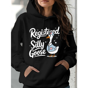 Kinitwear Women's Fall/Winter Pullover Sweatshirt One Color Leisure Standard Made in China - Product Image 1