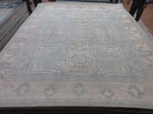 ชุดพรมปูพื้นขนสัตว์กันลื่นขนาดใหญ่เป็นมิตรกับสิ่งแวดล้อมชุดห้องนั่งเล่นสไตล์นอร์ดิกที่ทันสมัยสไตล์แอบสแตรกแฮนด์เมด - Product Image 5