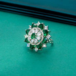 Wholesale High Quality Fashion Classic Finger <b>Ring</b> With Rhodium Plating Fashion Accessory - Product Image 2