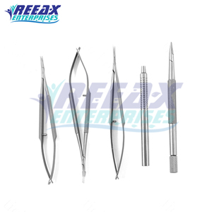 REEAX ENTERPRISES Instrumentos microquirúrgicos oftálmicos oculares de acero inoxidable reutilizables la base de herramientas quirúrgicas - Product Image 4