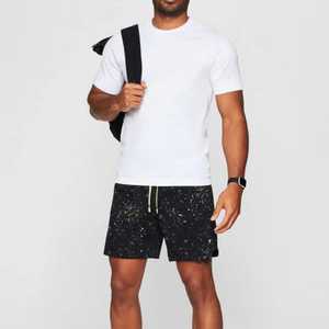 Pantalones cortos ecológicos casuales cómodos para hombres fáciles de usar con decoración de patrón de impresión digital - Product Image 1