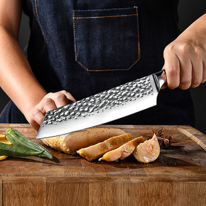 Vente en gros personnalisé de qualité supérieure OEM ODM service 5 pièces en acier damas ensemble de couteaux de chef ambidextres faits à la main couleur bois - Product Image 5