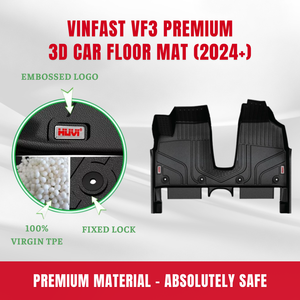 Alfombrillas de coche OEM repelentes al agua para VinFast VF3 2023 alfombrillas interiores duraderas fáciles de limpiar al vacío antideslizantes - Product Image 3