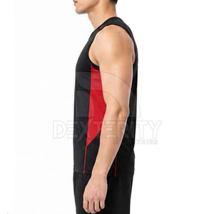 Venta al por mayor de fábrica: Camisetas sin mangas personalizables para entrenamiento casual, transpirables, de punto, de secado rápido y ecológicas. - Product Image 2