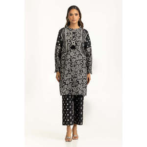 Ensemble coordonné bohème noir en satin imprimé pour femme, taille XS, tenue deux pièces pour le bureau, printemps/été, nouveauté, 3 pièces - Product Image 4