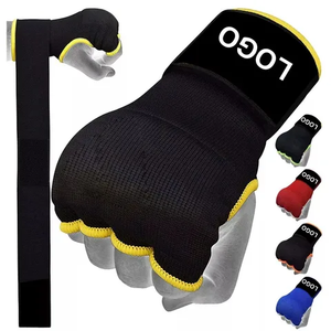 Gants personnalisés de haute qualité pour l'entraînement de boxe et de MMA en gel, prix de gros, gants intérieurs avec fonction extensible - Product Image 4