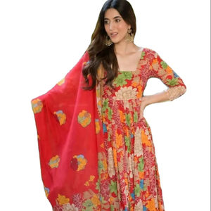 ชุด kurti สำหรับผู้หญิงสไตล์ลำลองฤดูร้อนมาใหม่ใส่สบายและนุ่ม - Product Image 1