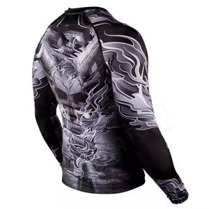 Meilleure qualité hommes et garçons vente en gros Rash Guards Pakistan fait respirant à manches courtes haute adultes Rush Guard - Product Image 2