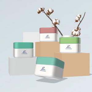 Bocal carré en PET à prix compétitif OEM ODM Emballage durable en plastique de couvercle de crème pour le corps de cosmétiques en vrac - Product Image 3