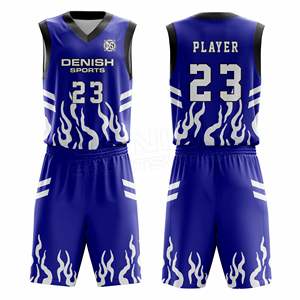 Maillots de basket-ball haute performance personnalisés uniformes respirants à séchage rapide pour l'été ensemble de motifs imprimés pour clubs et écoles - Product Image 1