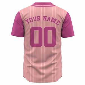 Vente en gros Design personnalisé boutonné maillot de baseball blanc polyester respirant avec logo imprimé sublimation hommes maillot vierge - Product Image 2