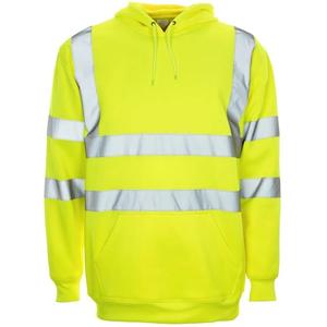 Sudadera Impermeable de Alta Visibilidad ANSI Clase 3 para Seguridad en el Tráfico, con Capucha Ajustable y Tiras Reflectantes Resistentes para Uso Industrial - Product Image 5