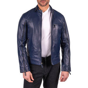 Chaqueta de cuero de motorista para hombre, nuevo estilo de viaje, chaqueta de moto transpirable y de piel de vaca Original para hombre - Product Image 1