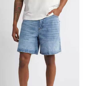 Pantalones vaqueros deportivos ligeros para hombre al por mayor, cómodos pantalones cortos de cintura media, patrón sólido de alta calidad a la venta en línea - Product Image 4