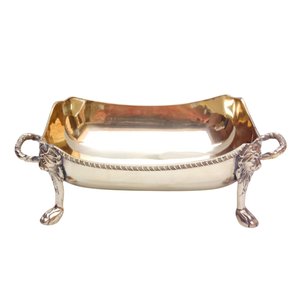 Antique Brass <b>Oval</b> Server Ware Dish Luxury Top Quality Table Decoration Standard Wholesale Decorating Dry Fruit Dish for Sale - Product Image 3