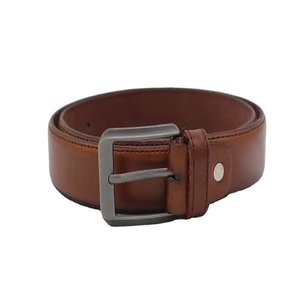 เข็มขัดหนังแท้สำหรับผู้ชายจากปากีสถาน - Product Image 1