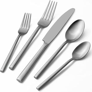 Ensemble de couverts de restaurant à prix d'usine, vente chaude, cuillères, fourchettes, couteaux, cuillère en résine, couverts en métal, provenance d'Inde - Product Image 6