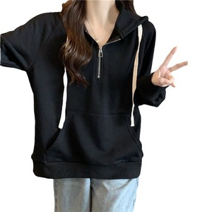 ... Sudadera con capucha ligera para mujer Jersey de algodón Casual Cálido Diseño cómodo Ideal para uso diario y uso al aire libre - Product Image 5