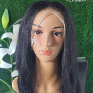 Extensions de cheveux pour femmes, 100% cheveux humains Remy indiens, toupet à dentelle frontale noué à la main, style vague profonde, lisses - Product Image 4