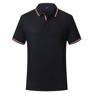 NUEVO Verano manga corta proceso de mercerización transpirable fresco absorción de humedad sudor hombres polos camiseta - Product Image 2