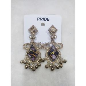 Juego de Pendientes de Lujo para Novia con Diseño Elegante, Joyería Ideal para Bodas y Funciones Tradicionales, para Venta de Exportación - Product Image 2