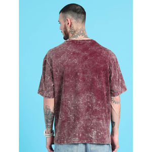 Logo personnalisé délavé à l'acide T-Shirt vintage pour hommes de haute qualité poids lourd imprimé graphique coton sonneurs conception Streetwear grandes tailles - Product Image 2