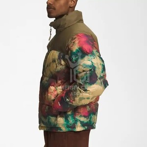 Fashion Style Men's <b>Warm</b> Hooded Puffer Jacket Oem <b>Waterproof</b> Front Logo High Street Style Winter Streetwear - Product Image 4
