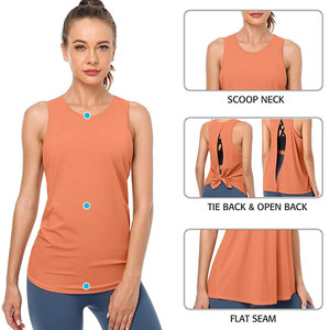 Débardeur surdimensionné personnalisé le plus vendu pour femme – Crop top premium respirant, basique, uni et ample sans manches pour femme - Product Image 4