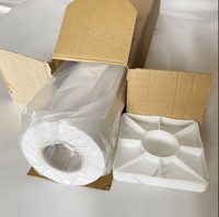 Rouleau de toile imprimable jet d'encre 100% coton 380 g/m², toile d'impression numérique grand format vierge pour affiche