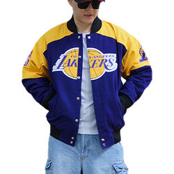 Veste de baseball universitaire pour hommes, style universitaire, veste décontractée d'hiver, manches longues, chaude, vêtements de rue tendance - Product Image 6