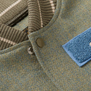 Nouvelle serviette personnalisée broderie manches en cuir lettre homme varsity vestes pour hommes Varsity Letterman veste lavable respirant - Product Image 6