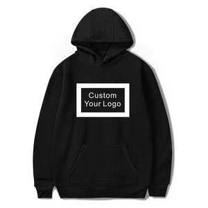 Wholesale 100% Cotton Pullover Hoodie Men High Quality Custom Silk Screen Printed OEM Service <b>Winter</b> <b>Fleece</b> Solid Pattern - Product Image 4