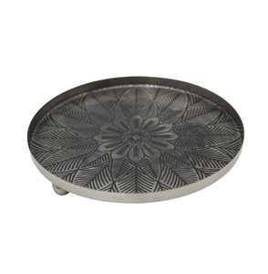 Vase à fleurs en fer au design classique antique Pot de fleurs en métal noir et gris pour dessus de table et décoration de mariage à la maison - Product Image 6