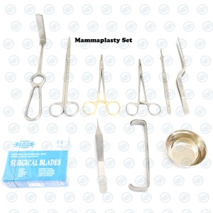 DADDY D PRO Ensemble d'instruments de mammaplastie 21 pièces Outils de chirurgie plastique en acier inoxydable CE ISO approuvé - Product Image 1