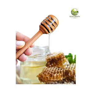 Reusable Wooden Honey Dipper Stick Eco Friendly Honey Spoon Stirrer for Honey <b>Tea</b> Coffee Kitchen Bar Accessories - Product Image 5