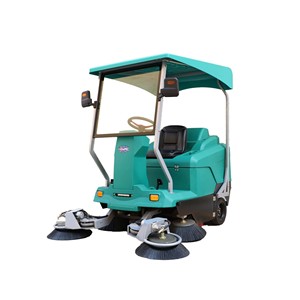 Nouvelle machine de nettoyage de sol industriel de balayeuse de rue électrique de marche-derrière pour la condition de balayeuse de plancher de poussée de main de feuille nouveau - Product Image 6