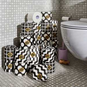 3ply เยื่อไม้บริสุทธิ์สำหรับ2ply กระดาษชำระแบบใช้แล้วทิ้งม้วนจัมโบ้นุ่มพิเศษใช้ในบ้านออฟฟิศโรงแรม - Product Image 4