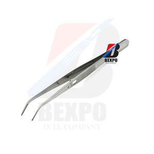 Pinzas curvadas 1x2Teeth 160mm Medical Micro Atraumatic Tissue Forceps Instrumentos manuales - Product Image 5