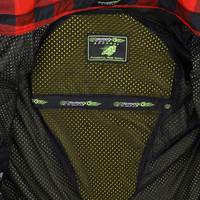 Vêtements de sport pour moto en flanelle imprimée respirante avec doublure en aramide et patchs en polyester, certifiés CE, pour l'été/l'hiver
