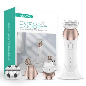 Depiladora Eléctrica 4 en 1 para Mujer, Recortadora Íntima, Cepillo Facial Impermeable IPX7 y Masajeador para Brazos/Piernas/Axilas y Zona del Bikini - Product Image 2