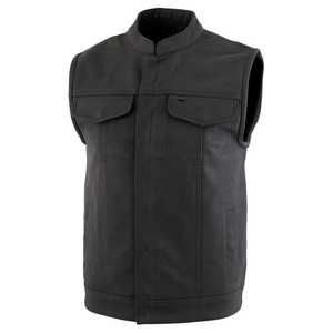 Chaleco de cuero sin mangas de moda de talla grande para hombre, Chaleco de cuero de moto para hombre, chaleco de cuero de vaca - Product Image 6
