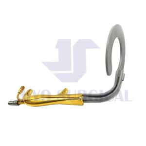 Écarteur de poitrine circulaire manuel en acier inoxydable de meilleure qualité approuvé CE Instruments de chirurgie à fibre optique/plastique isolés - Product Image 3