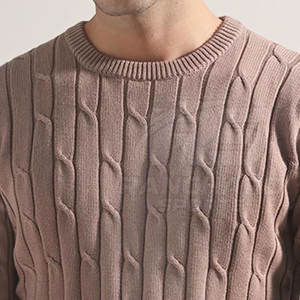 Pull en laine épaisse pour homme, pull chaud et élégant pour l'hiver, pull tendance pour homme, pull doux et chaud, vêtements décontractés - Product Image 6