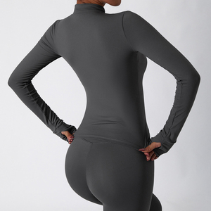 Ropa de entrenamiento de yoga más vendida, ropa deportiva para mujer, ropa deportiva, chaquetas de Yoga de 1 pieza para gran oferta - Product Image 5