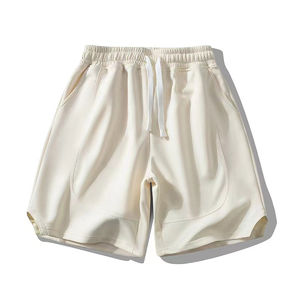 กางเกงขาสั้นผ้าฝ้ายแบบเชือกรูดสำหรับผู้ชายกางเกงขาสั้นสำหรับใส่ลำลองทำจากผ้าฝ้ายทำจาก2025 - Product Image 3